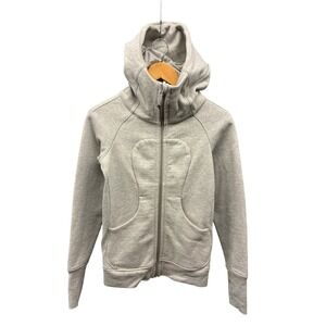 Lululemon Women's‎ 2 Heather Gray Define Full-Zip Hoodie Jacket